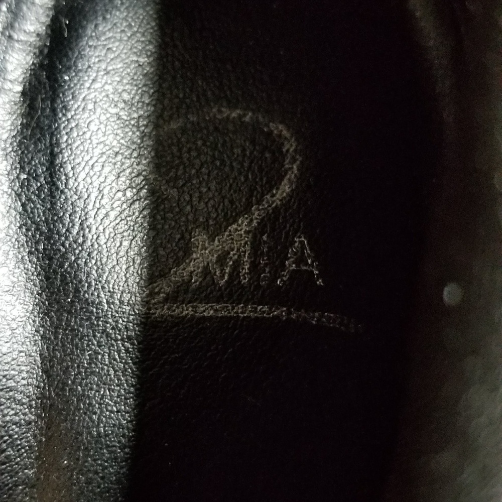 MIA Black Vegan leather Knee Boots SEXY - Picture 5 of 6
